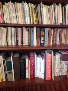 Where others might place knickknacks, we shelve books.